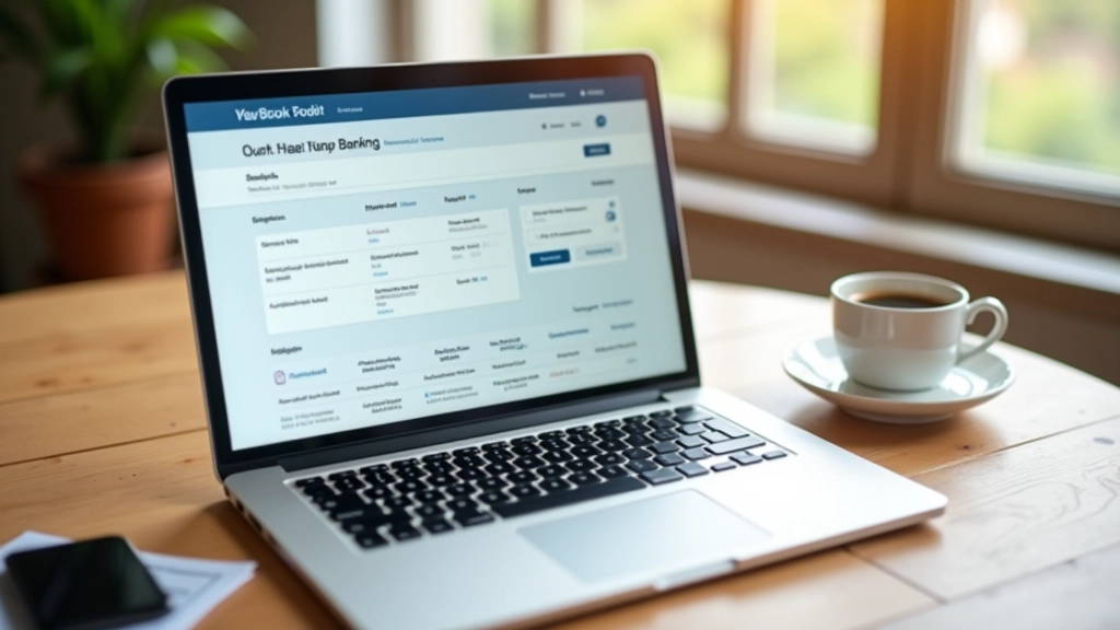 Nahaufnahme eines Laptops, der Online-Banking-Schnittstelle mit Dauerauftrag-Einstellung zeigt
